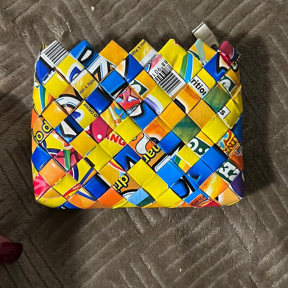 Candy Wrapper Zipper Coin Purse